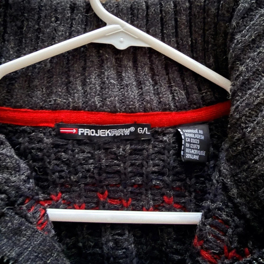 Projek Raw Men's Quarter Zip Sweater | L